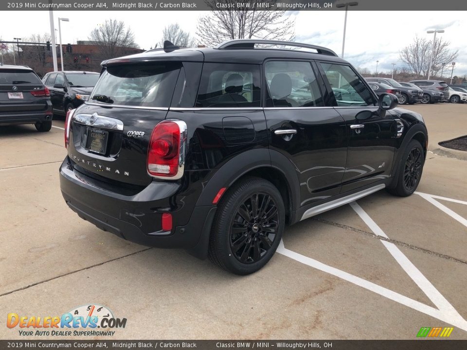 2019 Mini Countryman Cooper All4 Midnight Black / Carbon Black Photo #2