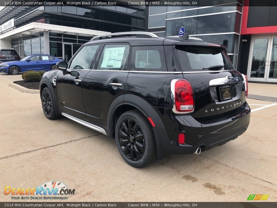2019 Mini Countryman Cooper All4 Midnight Black / Carbon Black Photo #3