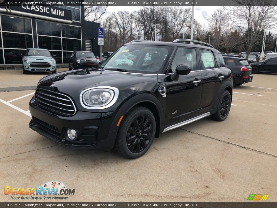 2019 Mini Countryman Cooper All4 Midnight Black / Carbon Black Photo #4