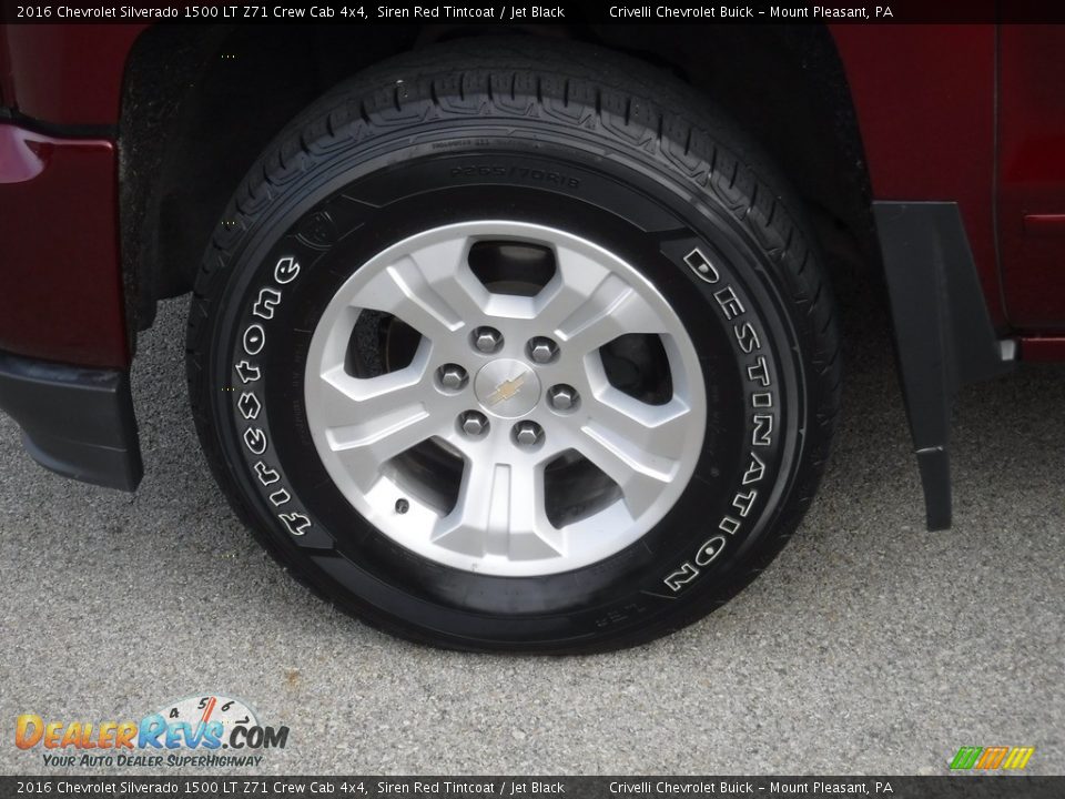 2016 Chevrolet Silverado 1500 LT Z71 Crew Cab 4x4 Siren Red Tintcoat / Jet Black Photo #3