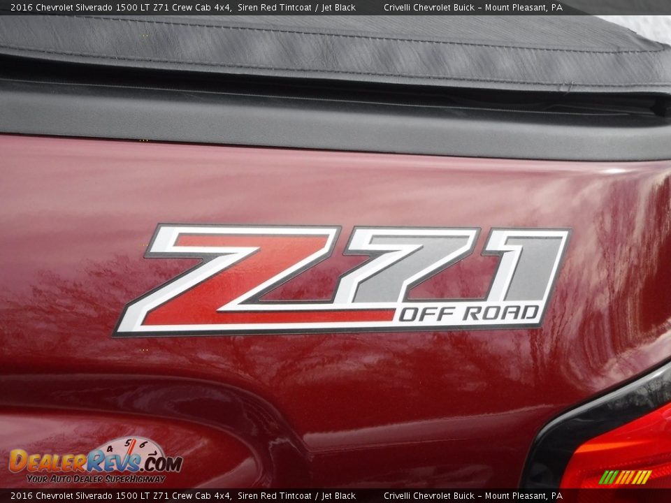 2016 Chevrolet Silverado 1500 LT Z71 Crew Cab 4x4 Siren Red Tintcoat / Jet Black Photo #5