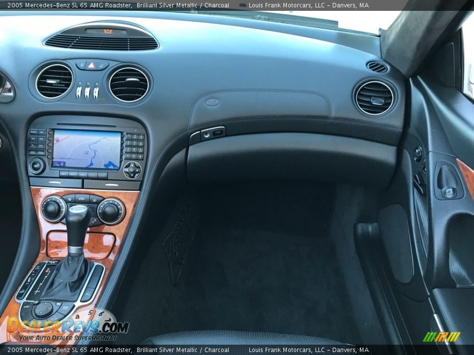 2005 Mercedes-Benz SL 65 AMG Roadster Brilliant Silver Metallic / Charcoal Photo #11