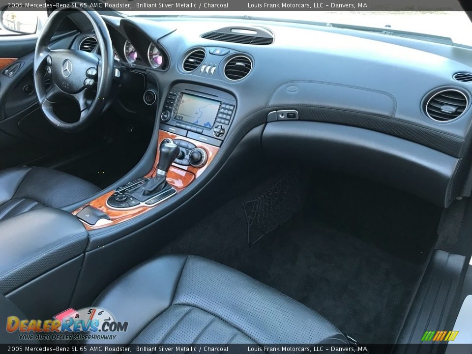 2005 Mercedes-Benz SL 65 AMG Roadster Brilliant Silver Metallic / Charcoal Photo #12
