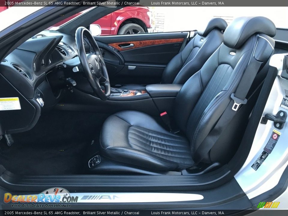 2005 Mercedes-Benz SL 65 AMG Roadster Brilliant Silver Metallic / Charcoal Photo #13