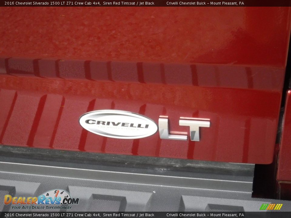 2016 Chevrolet Silverado 1500 LT Z71 Crew Cab 4x4 Siren Red Tintcoat / Jet Black Photo #9