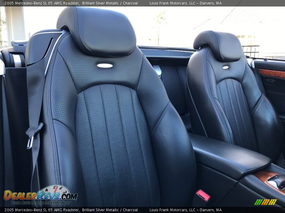 2005 Mercedes-Benz SL 65 AMG Roadster Brilliant Silver Metallic / Charcoal Photo #14