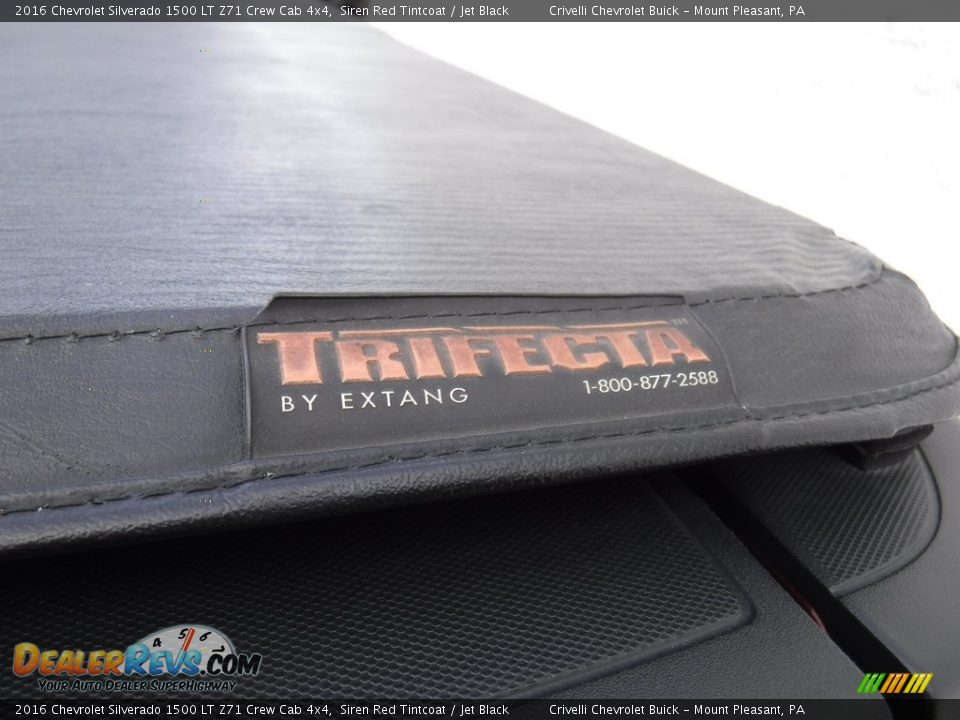 2016 Chevrolet Silverado 1500 LT Z71 Crew Cab 4x4 Siren Red Tintcoat / Jet Black Photo #12