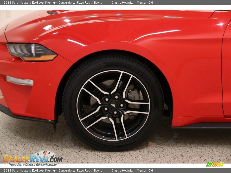 2018 Ford Mustang EcoBoost Premium Convertible Race Red / Ebony Photo #22