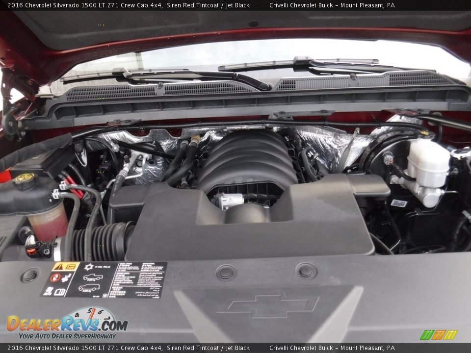 2016 Chevrolet Silverado 1500 LT Z71 Crew Cab 4x4 Siren Red Tintcoat / Jet Black Photo #15