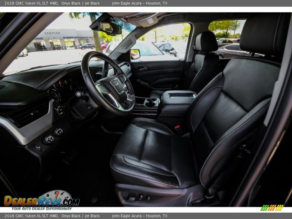 2018 GMC Yukon XL SLT 4WD Onyx Black / Jet Black Photo #18