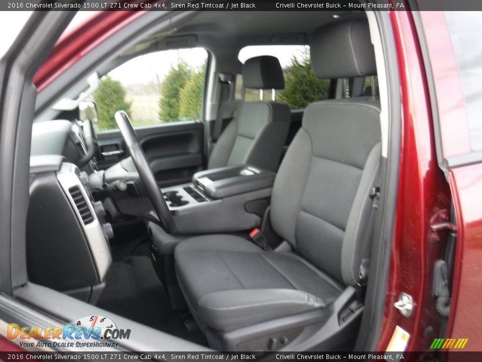 2016 Chevrolet Silverado 1500 LT Z71 Crew Cab 4x4 Siren Red Tintcoat / Jet Black Photo #18
