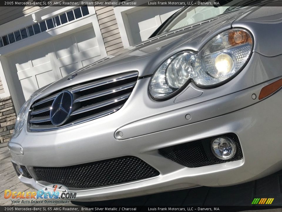 2005 Mercedes-Benz SL 65 AMG Roadster Brilliant Silver Metallic / Charcoal Photo #23