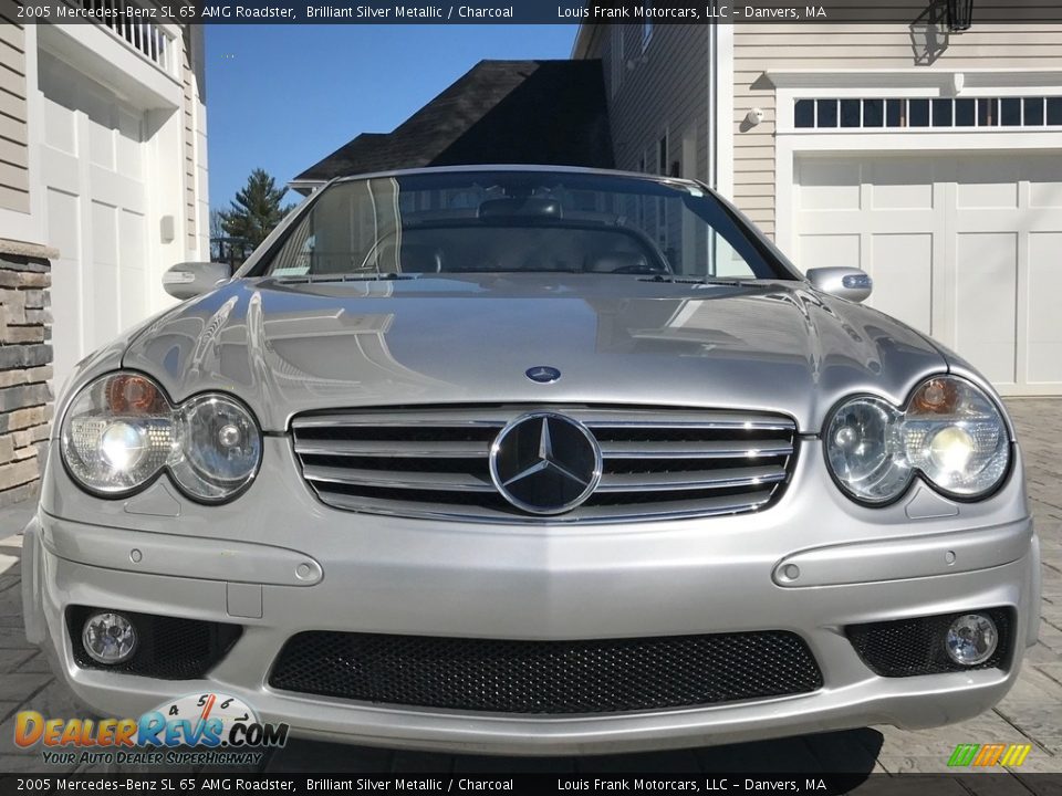2005 Mercedes-Benz SL 65 AMG Roadster Brilliant Silver Metallic / Charcoal Photo #24