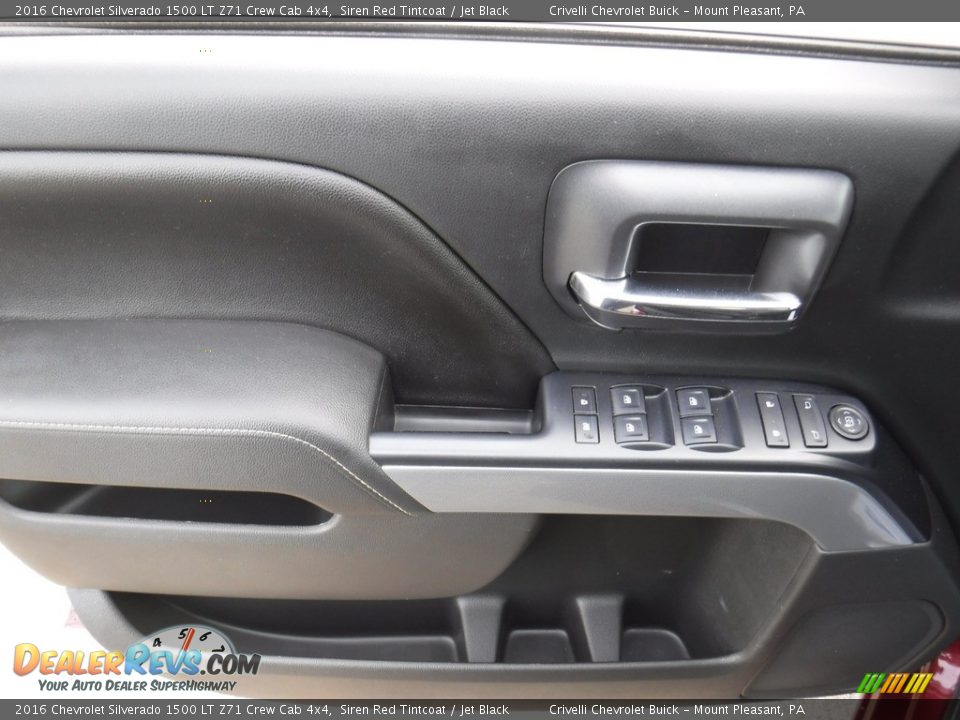 2016 Chevrolet Silverado 1500 LT Z71 Crew Cab 4x4 Siren Red Tintcoat / Jet Black Photo #22