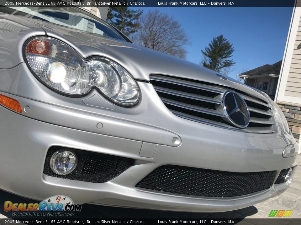 2005 Mercedes-Benz SL 65 AMG Roadster Brilliant Silver Metallic / Charcoal Photo #25
