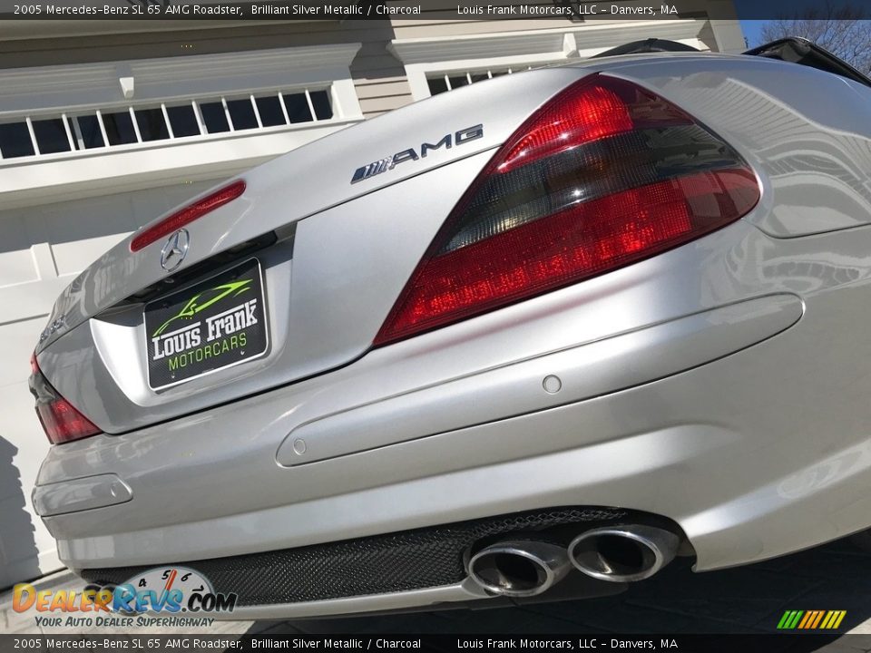 2005 Mercedes-Benz SL 65 AMG Roadster Brilliant Silver Metallic / Charcoal Photo #26