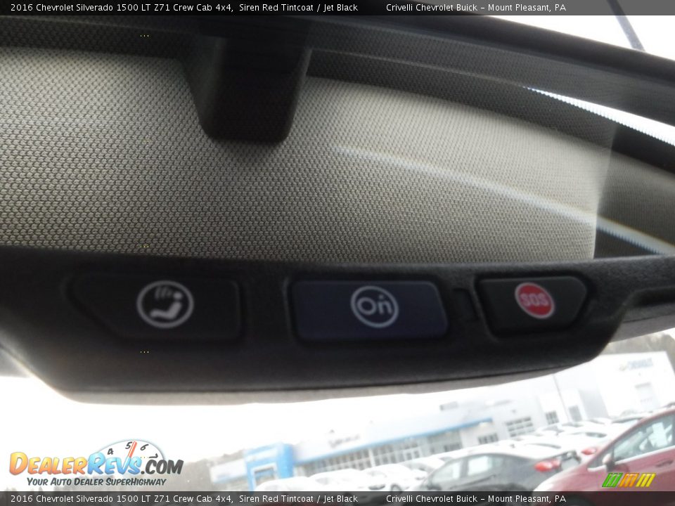 2016 Chevrolet Silverado 1500 LT Z71 Crew Cab 4x4 Siren Red Tintcoat / Jet Black Photo #24