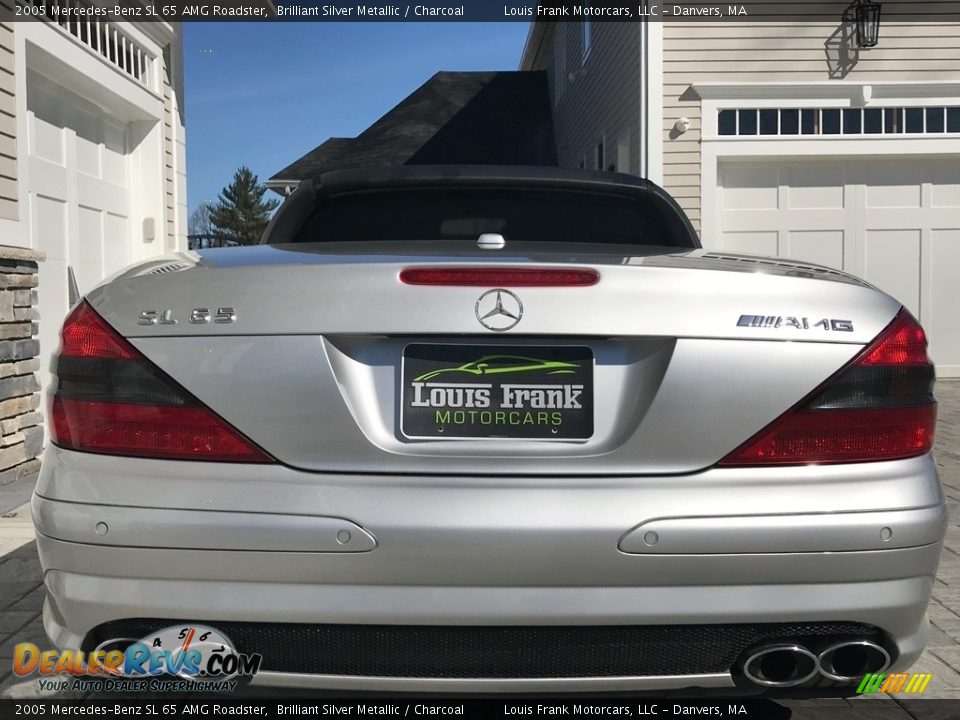 2005 Mercedes-Benz SL 65 AMG Roadster Brilliant Silver Metallic / Charcoal Photo #27