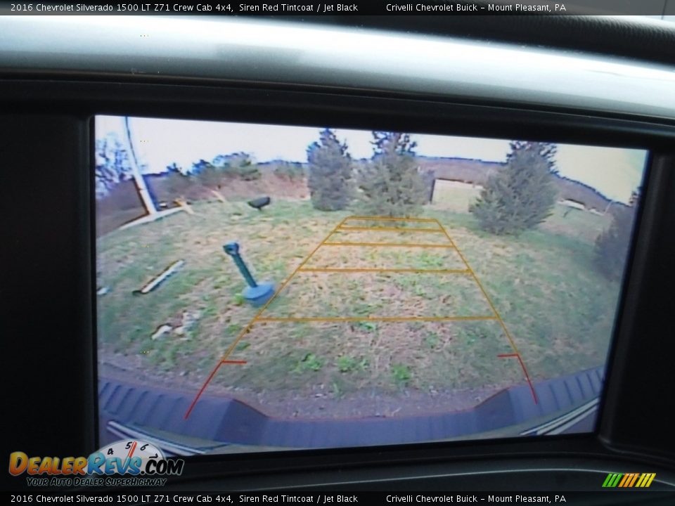 2016 Chevrolet Silverado 1500 LT Z71 Crew Cab 4x4 Siren Red Tintcoat / Jet Black Photo #26