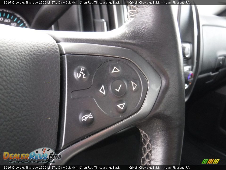 2016 Chevrolet Silverado 1500 LT Z71 Crew Cab 4x4 Siren Red Tintcoat / Jet Black Photo #27