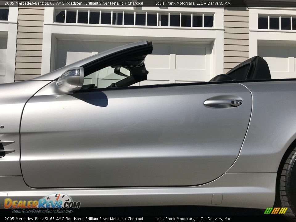 2005 Mercedes-Benz SL 65 AMG Roadster Brilliant Silver Metallic / Charcoal Photo #31