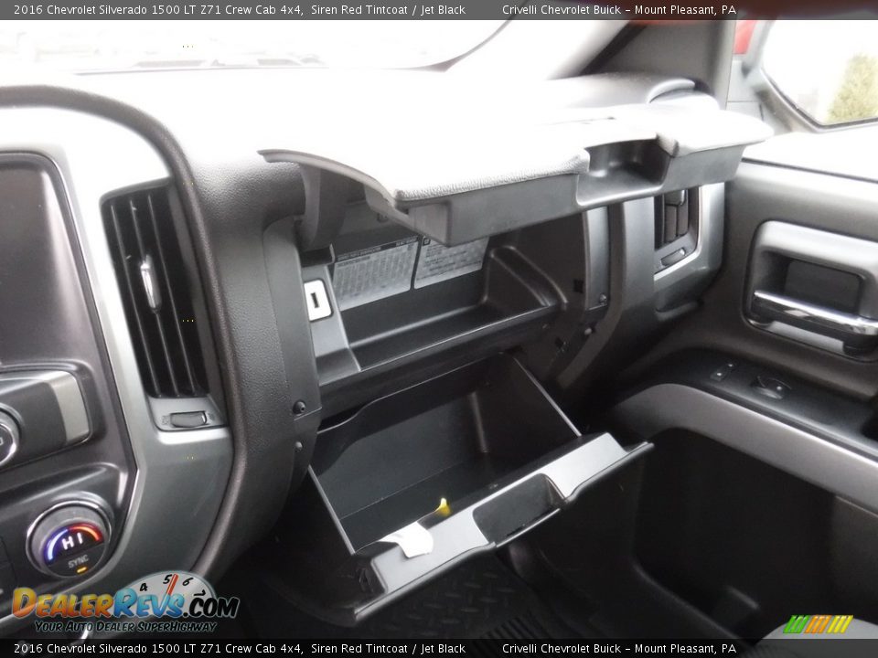 2016 Chevrolet Silverado 1500 LT Z71 Crew Cab 4x4 Siren Red Tintcoat / Jet Black Photo #29