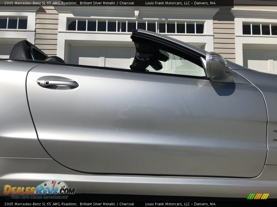 2005 Mercedes-Benz SL 65 AMG Roadster Brilliant Silver Metallic / Charcoal Photo #32