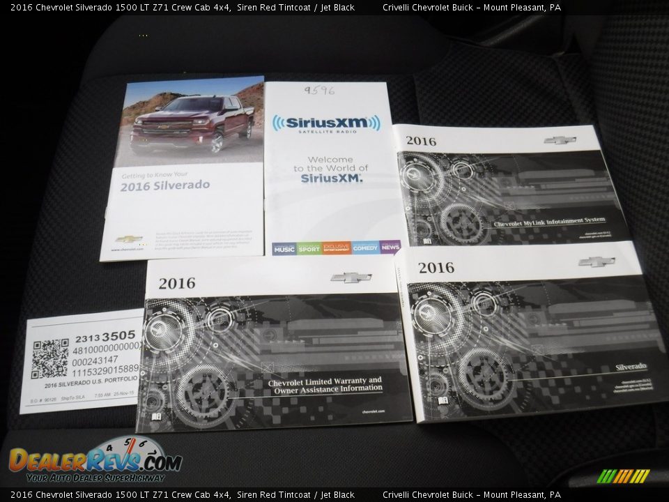 2016 Chevrolet Silverado 1500 LT Z71 Crew Cab 4x4 Siren Red Tintcoat / Jet Black Photo #33