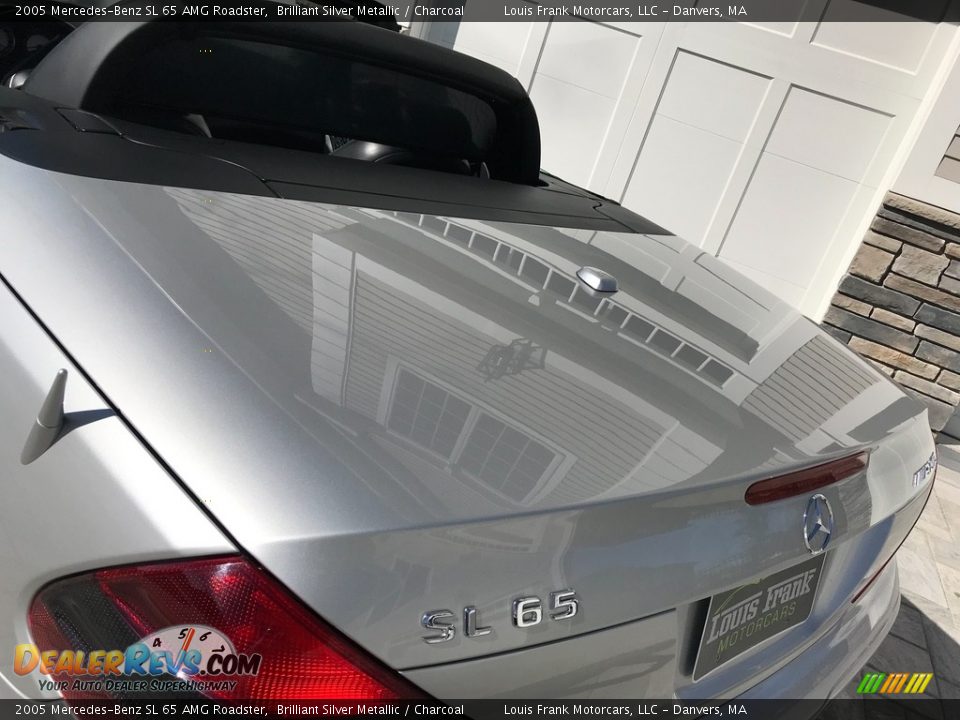 2005 Mercedes-Benz SL 65 AMG Roadster Brilliant Silver Metallic / Charcoal Photo #36