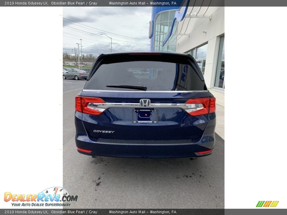 2019 Honda Odyssey LX Obsidian Blue Pearl / Gray Photo #6
