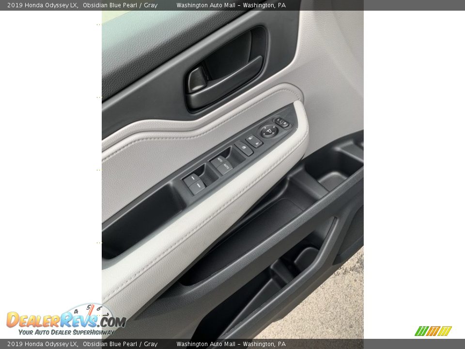 2019 Honda Odyssey LX Obsidian Blue Pearl / Gray Photo #9