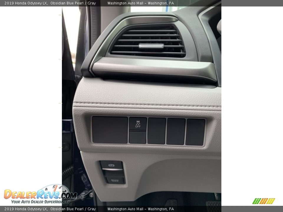 2019 Honda Odyssey LX Obsidian Blue Pearl / Gray Photo #10