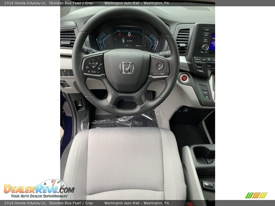 2019 Honda Odyssey LX Obsidian Blue Pearl / Gray Photo #11