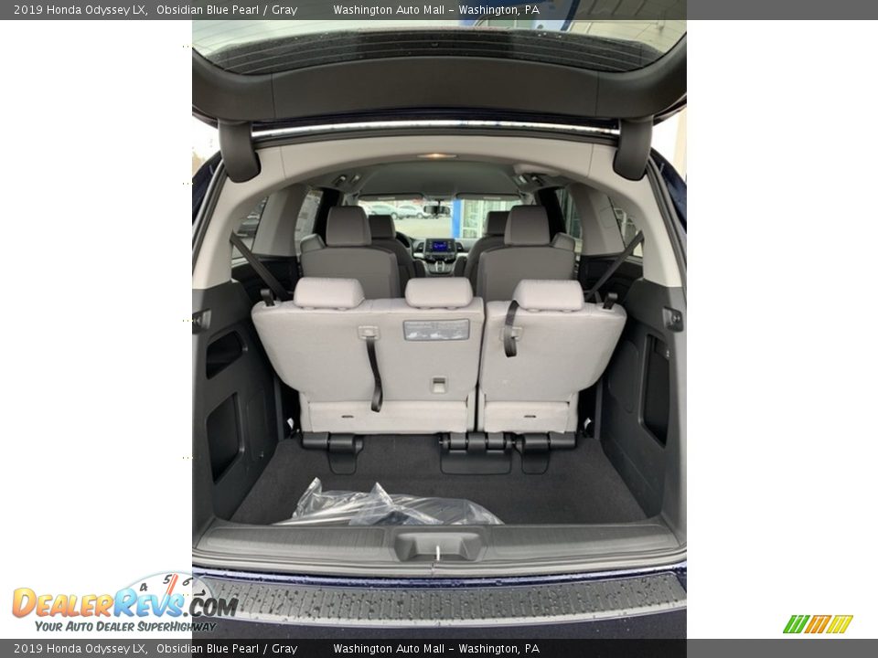 2019 Honda Odyssey LX Obsidian Blue Pearl / Gray Photo #19