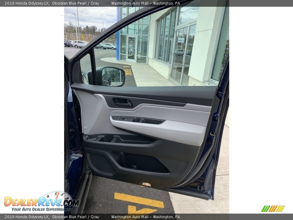 2019 Honda Odyssey LX Obsidian Blue Pearl / Gray Photo #24