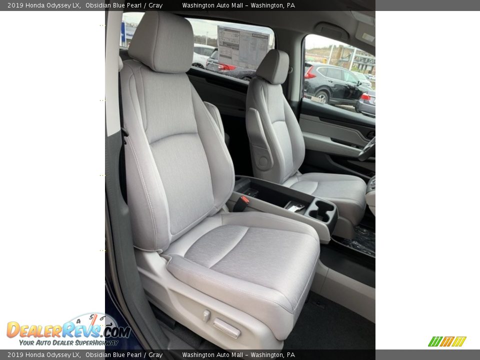 2019 Honda Odyssey LX Obsidian Blue Pearl / Gray Photo #25