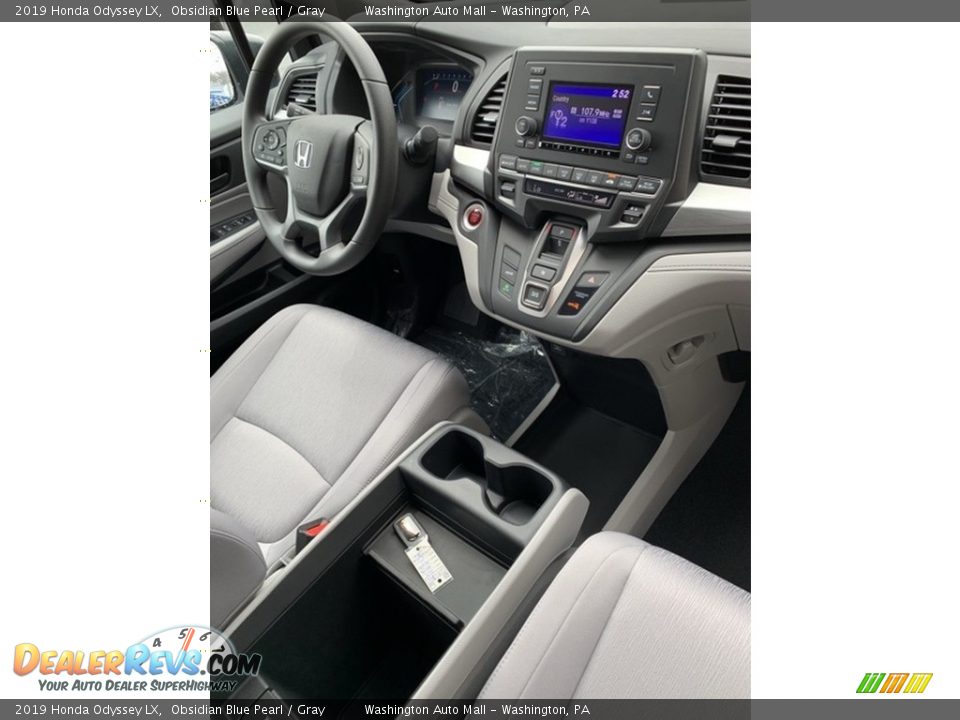 2019 Honda Odyssey LX Obsidian Blue Pearl / Gray Photo #26