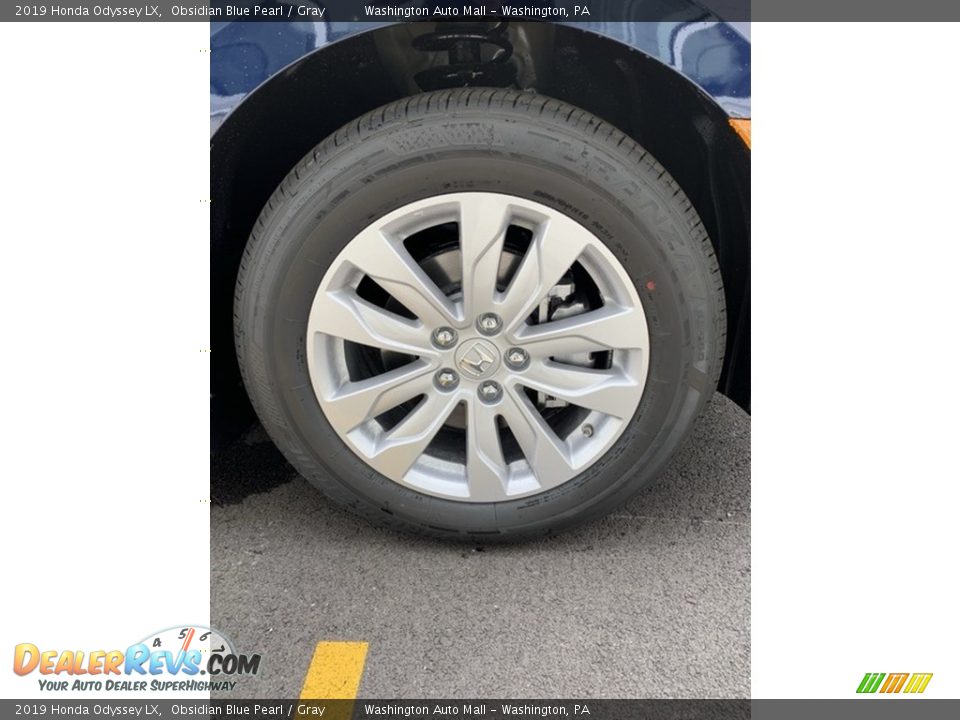 2019 Honda Odyssey LX Obsidian Blue Pearl / Gray Photo #27