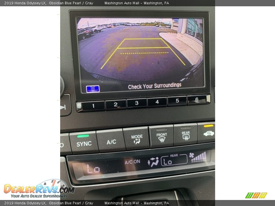 2019 Honda Odyssey LX Obsidian Blue Pearl / Gray Photo #30