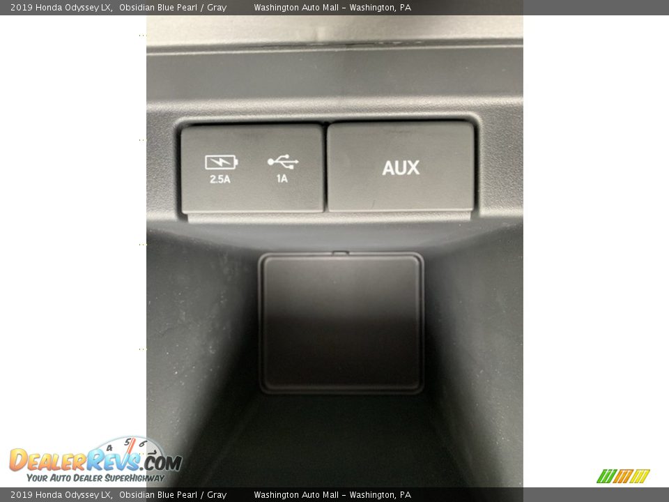 2019 Honda Odyssey LX Obsidian Blue Pearl / Gray Photo #35