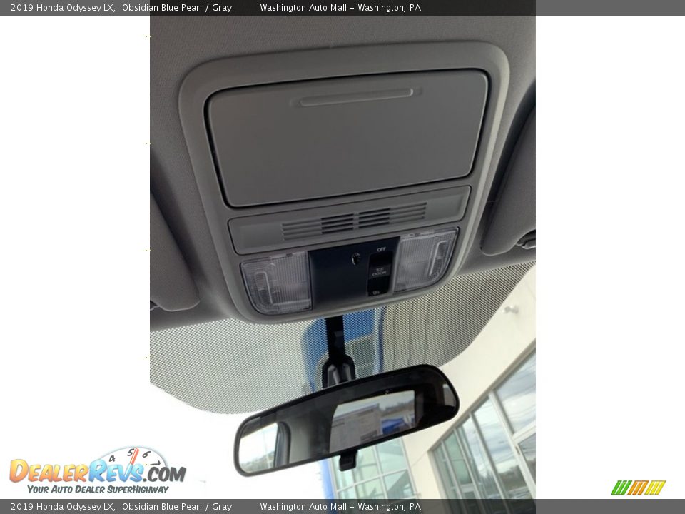 2019 Honda Odyssey LX Obsidian Blue Pearl / Gray Photo #36