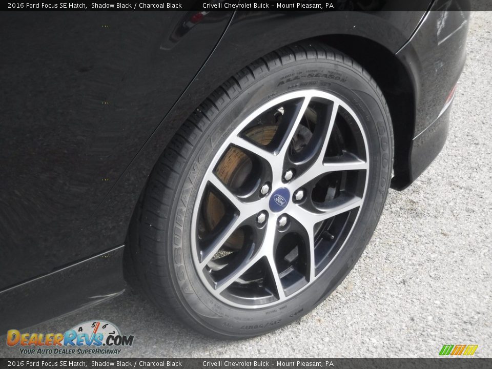 2016 Ford Focus SE Hatch Shadow Black / Charcoal Black Photo #3