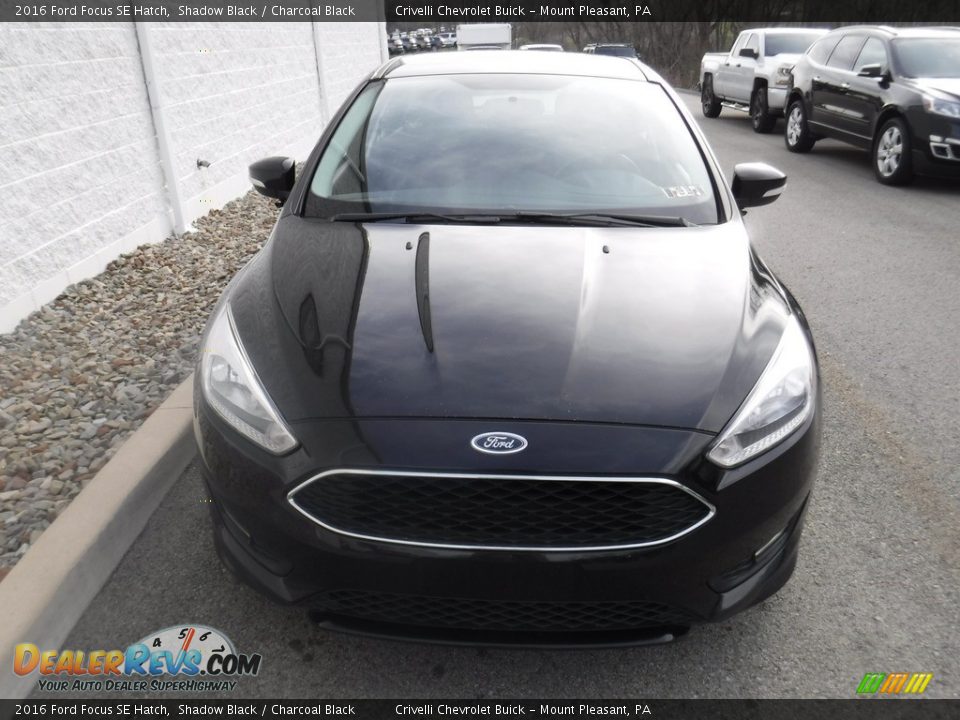 2016 Ford Focus SE Hatch Shadow Black / Charcoal Black Photo #4