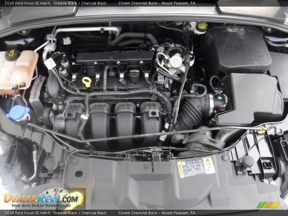 2016 Ford Focus SE Hatch Shadow Black / Charcoal Black Photo #10