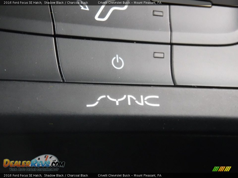 2016 Ford Focus SE Hatch Shadow Black / Charcoal Black Photo #18
