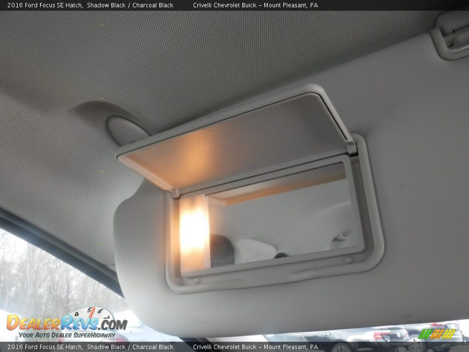 2016 Ford Focus SE Hatch Shadow Black / Charcoal Black Photo #23