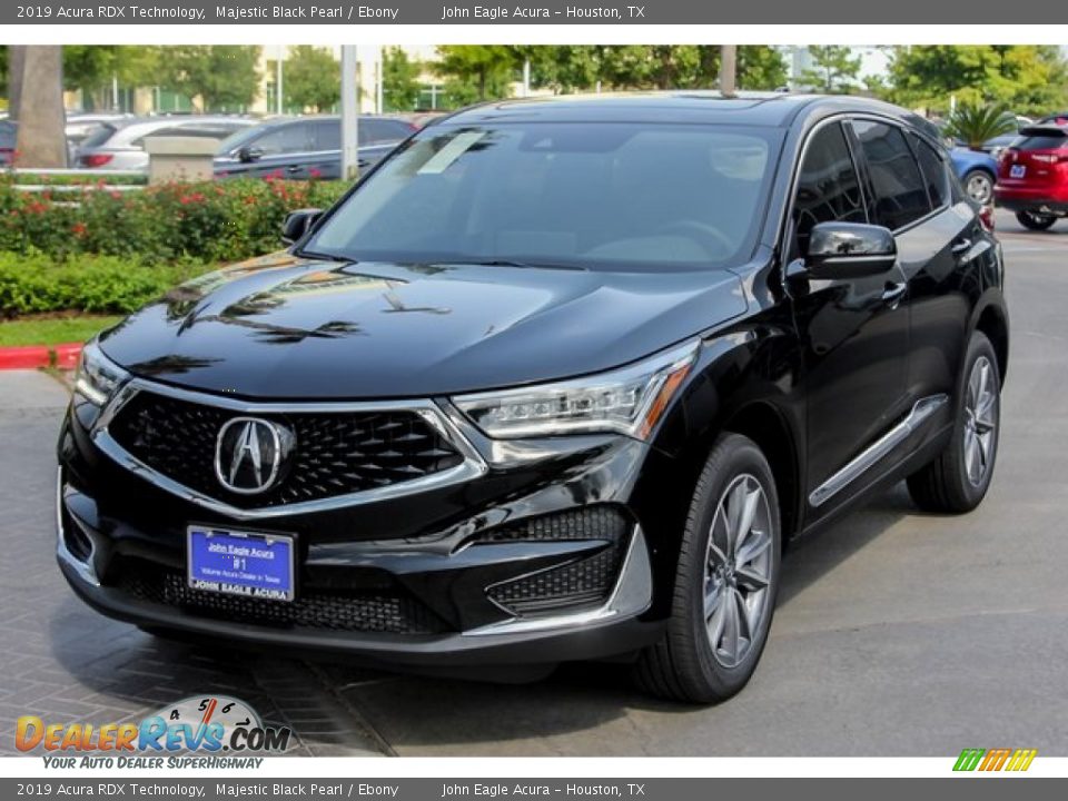 2019 Acura RDX Technology Majestic Black Pearl / Ebony Photo #3