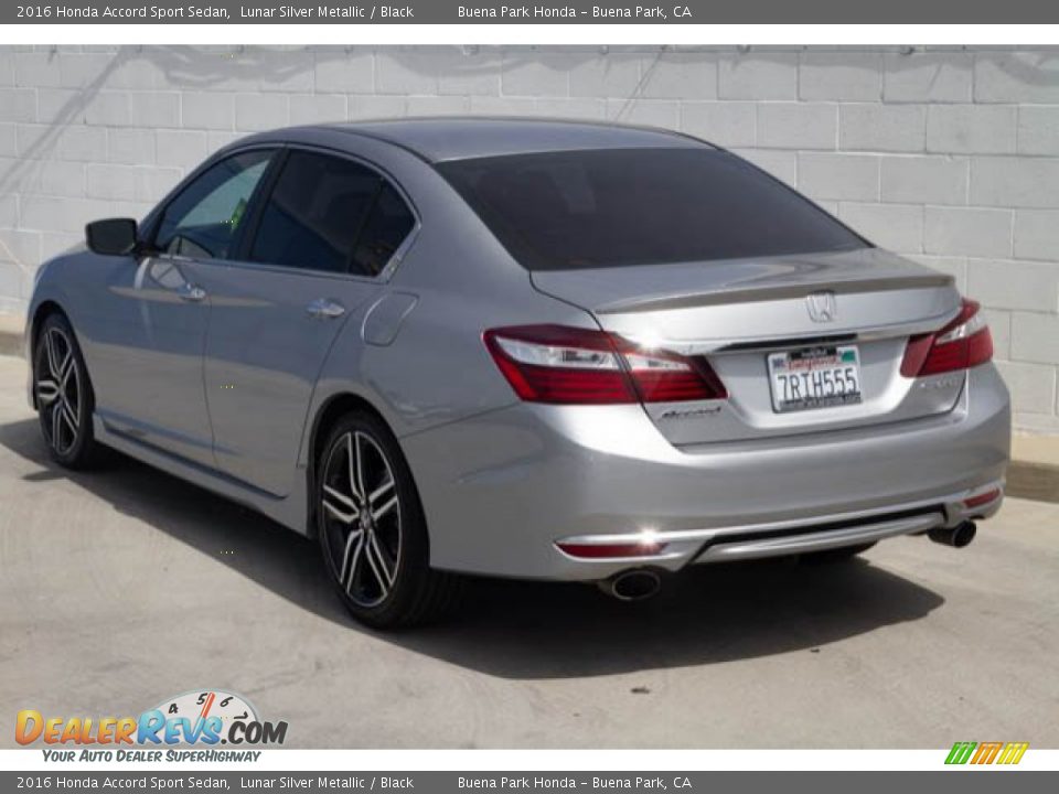 2016 Honda Accord Sport Sedan Lunar Silver Metallic / Black Photo #2