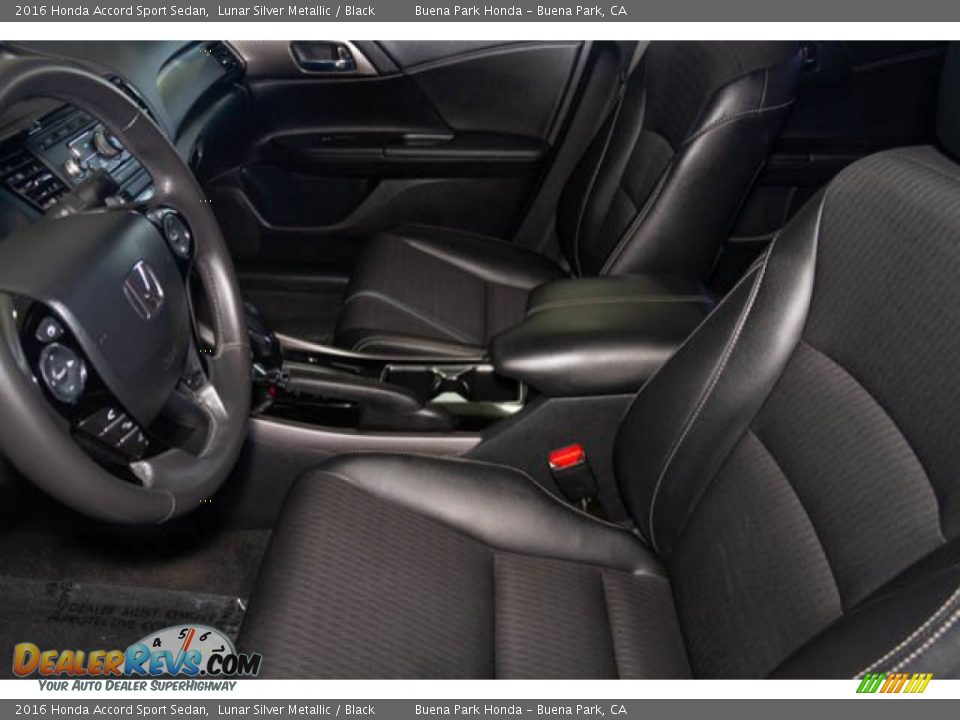 2016 Honda Accord Sport Sedan Lunar Silver Metallic / Black Photo #3
