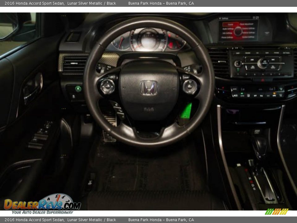 2016 Honda Accord Sport Sedan Lunar Silver Metallic / Black Photo #5